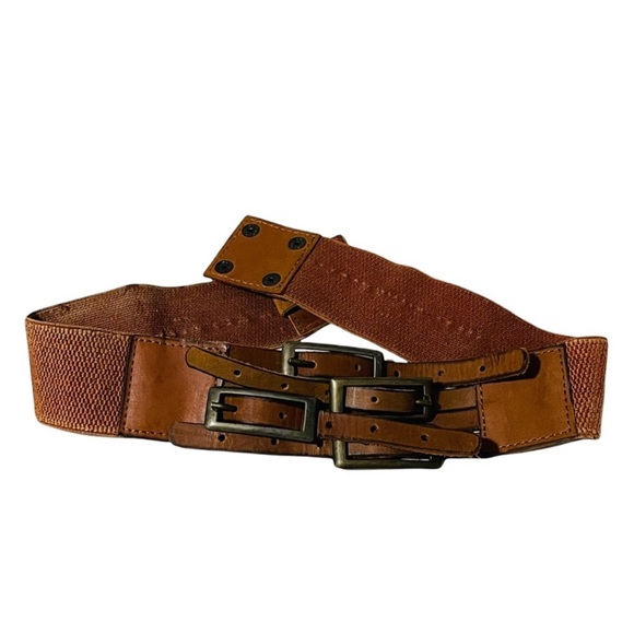 Samant Chauhan Anthropologie Stretch Leather Belt - SIZE SMALL - Picture 2 of 7